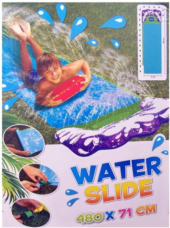 Waterglijbaan, glijmat