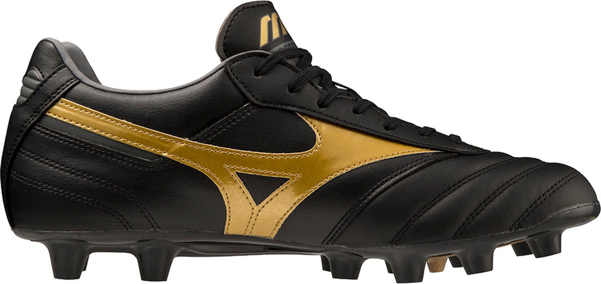 Mizuno Morelia Ii Pro Voetbalschoen Zwart/goud Maat 44,5