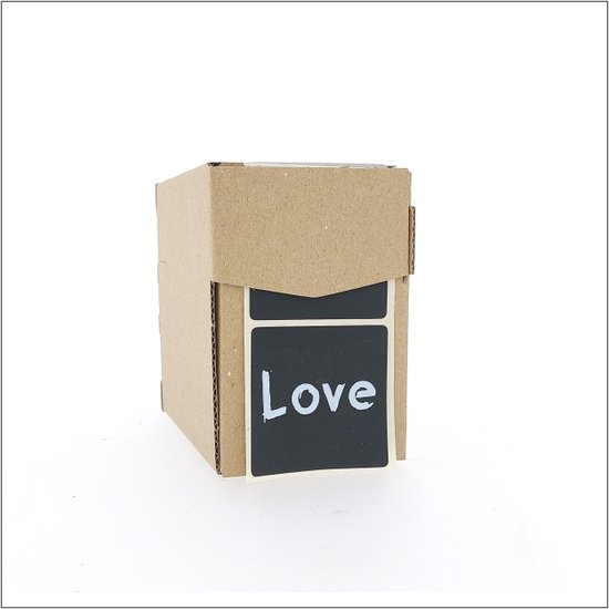 Autocollants - tampons à cacheter - Étiquettes - LOVE - rouleau de 500 pièces