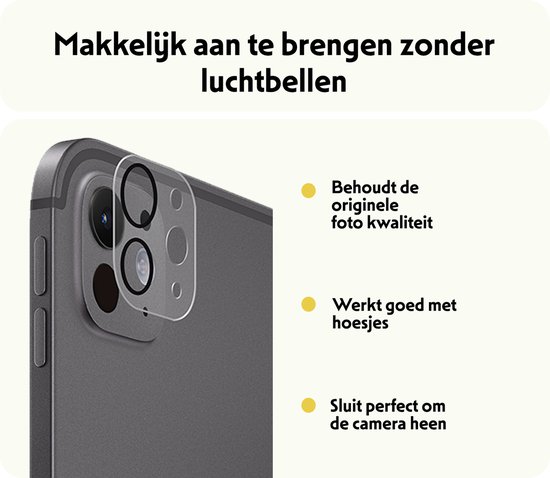 Protecteur d'écran adapté pour iPad Pro 2024 (11 pouces) Protecteur d'écran d'appareil photo en Tempered Glass - Protecteur d'écran adapté pour iPad Pro 2024 11 pouces (7e génération) Protecteur d'écran Protecteur d'écran d'appareil photo - 2 pièces