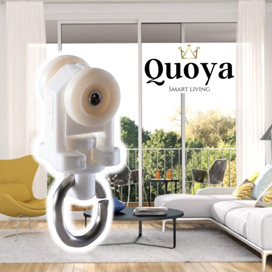 Extra Runners voor Quoya Smart Electric Curtain Track (AT5810 en QL600) - Eenvoudige Bediening
