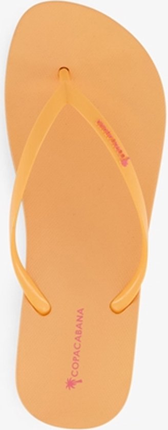 Copacabana dames teenslippers oranje - Maat 37