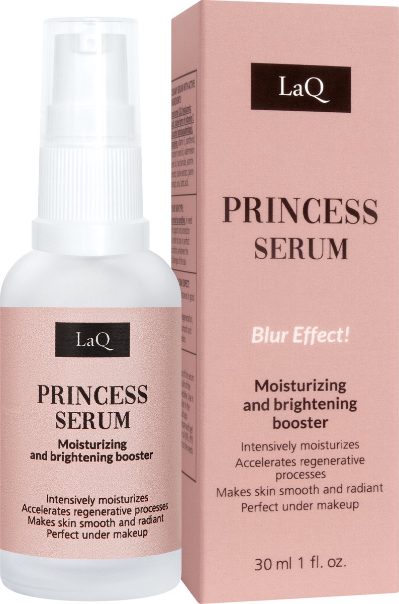 LaQ Princess Serum Gezichtsserum Hydraterend Booster Serum 30ML