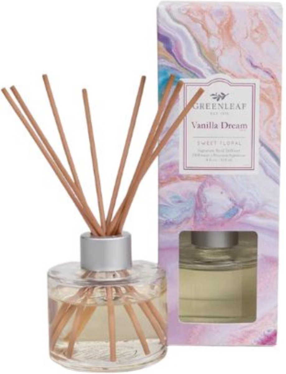 Greenleaf Geurstokjes / Reed Diffuser Vanilla Dream