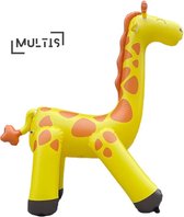 Multis Giraf - Opblaasbare Giraf - Speelgoed - Tuinsproeier - Kinderen - Tuinsproeiers - waterspeelgoed - Geel