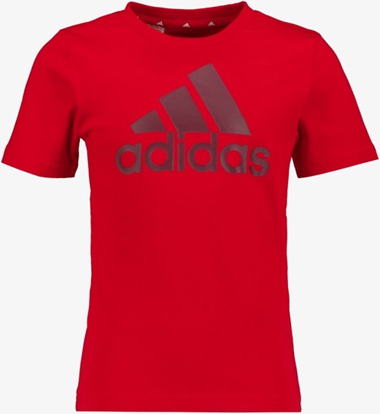 Adidas U BL kinder sport T-shirt rood - Maat 140/146