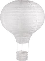 Papieren lampion - luchtballon - dromerige lamp - lampenkap kinderkamer - naturel of zelf versieren