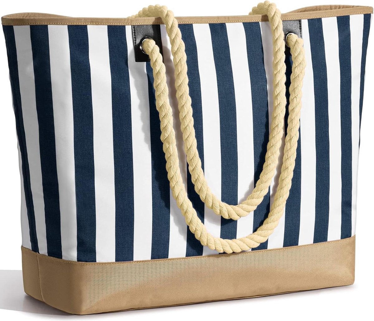 Strandtas,Strand Tote Bag,Waterdichte EVA Lichtgewicht Zanddichte Dames