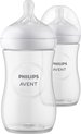 Biberon Philips Avent Natural Response - 2 Bouteilles - 260 ml - 0 Mois - Tétine Speed 3 - SCY903/02 - Biberons