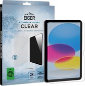 Eiger Tempered Glass Geschikt voor iPad Air 11 (2024) / iPad 10.9 (2022) - Screen Protector Case Friendly