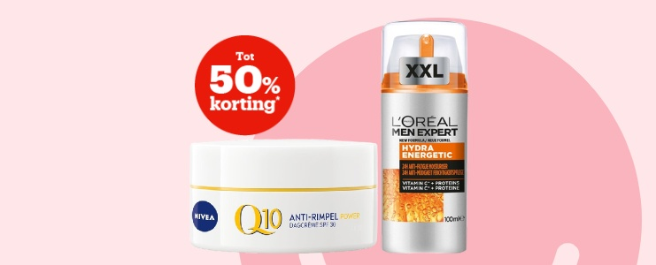 Tot 50% korting*