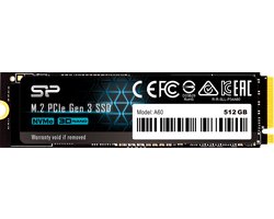 Silicon Power - P34A60 - Interne SSD - PCIe Gen3x4 - NVMe M.2 2280 - 512GB