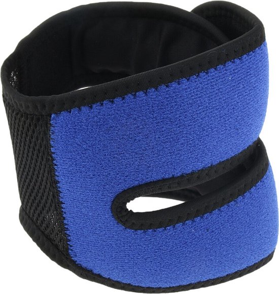 Allernieuwste.nl® Dubbele Patellaband Knie Brace BLAUW Kniebrace - Knieband Sport Fitness - Kniepijn Knieklachten - Elastische Verstelbare Kniebrace - Patellabrace - Kniepeesband - BLAUW