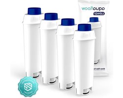 Aquafloow LONGI 4x Waterfilter voor Koffiezetapparaat Vervanging voor DLSC002 SER3017 & 5513292811 | ECAM ESAM ETAM Series | Zorg en Bescherming voor Koffiemachines waterfilter