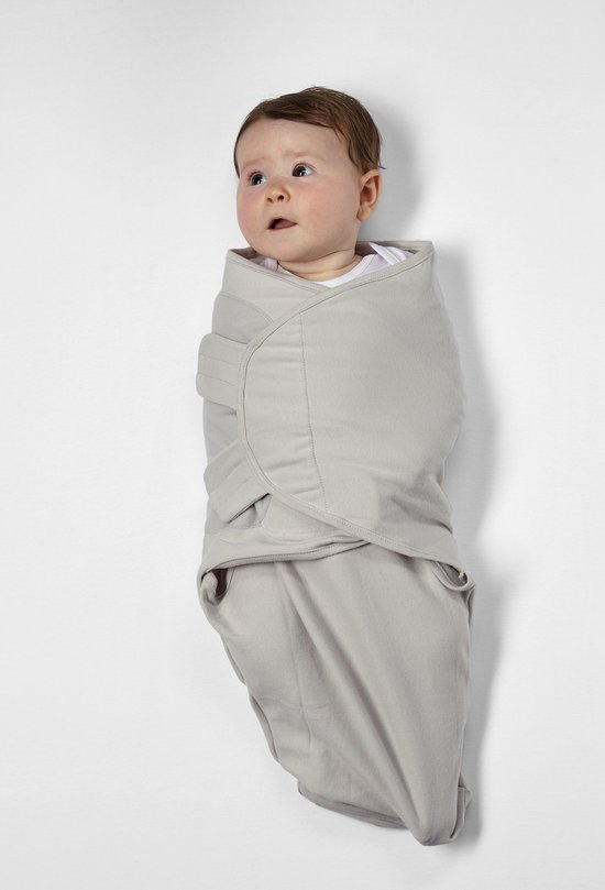 Meyco Baby Uni swaddlemeyco inbakerdoek - grey - 4-6 maanden - 1.0 TOG