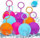 Herbruikbare waterballonnen met trekring - Zelfsluitend - Navulbaar - Watergevechtsspel - Zacht voor kinderen