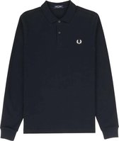 Fred Perry LS Plain Poloshirt Mannen - Maat S