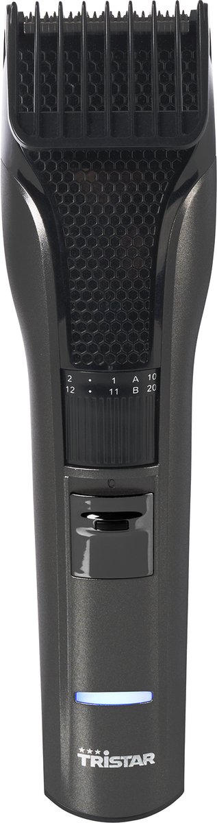 Tristar Trimmerset Draadloos TR-2573 - Oplaadbare Trimmer - 90 minuten draadloze werking - Twee kamopzetstukken - 1 mm tot 20 mm - Met GRATIS kam schaar en smeerolie - Zwart