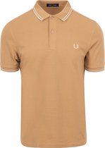 Fred Perry - Polo M3600 Beige V19 - Slim-fit - Heren Poloshirt Maat XL