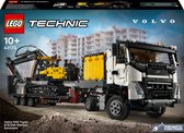 Camion LEGO Technic Volvo FMX et pelle électrique EC230 42175