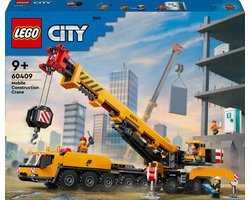 foto van LEGO City Gele mobiele bouwkraan speelgoedset 60409