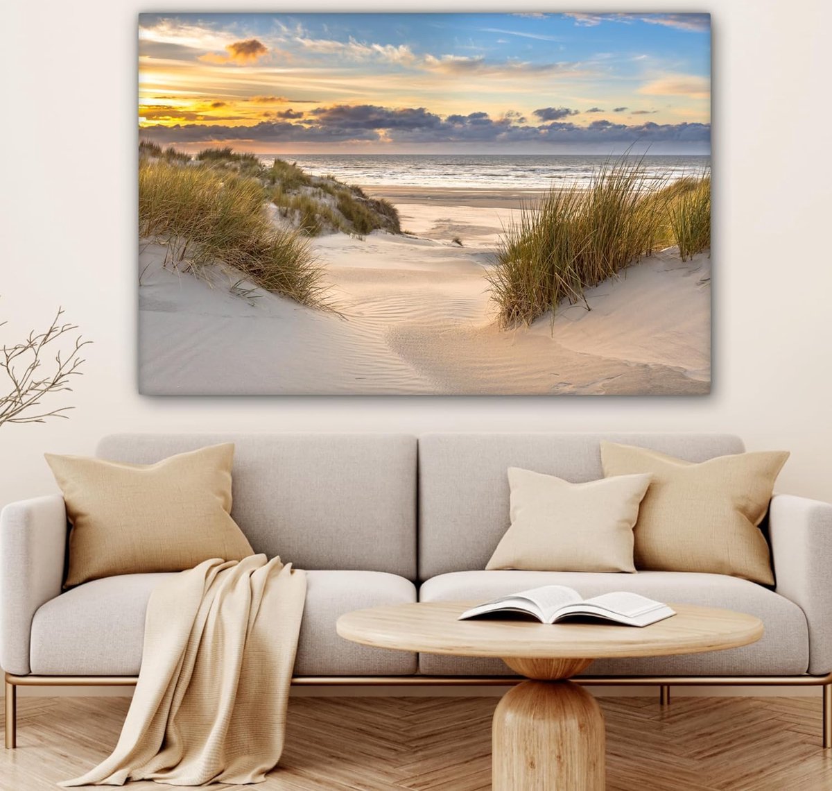 MuchoWow© Canvas Schilderij Groot 120x80 cm XXL Kamer Muur Decoratie Woonkamer Slaapkamer Room Decor Wall Decoration Art Painting Strand - Zee - Doorkijk MuchoWow© Canvas Schilderij Groot 120x80 cm XXL Kamer Muur Decoratie Woonkamer Slaapkamer Room Decor Wall Decoration Art Painting Strand - Zee - Doorkijk