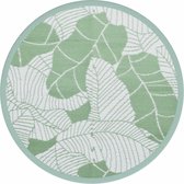 vidaXL - Buitenkleed - Ø - 160 - cm - polypropeen - groen