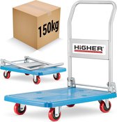 HIGHER - Transportwagen - plateauwagen - inklapbaar - tot 150 kg