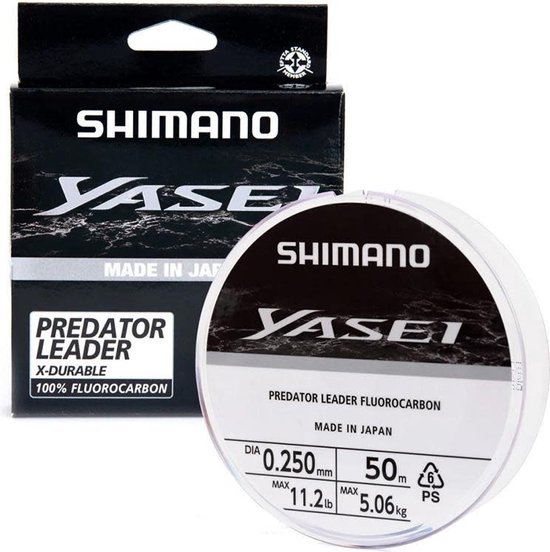 Shimano Yasei Predator fluorocarbon 50m – 0.22mm – 3.59 kilo
