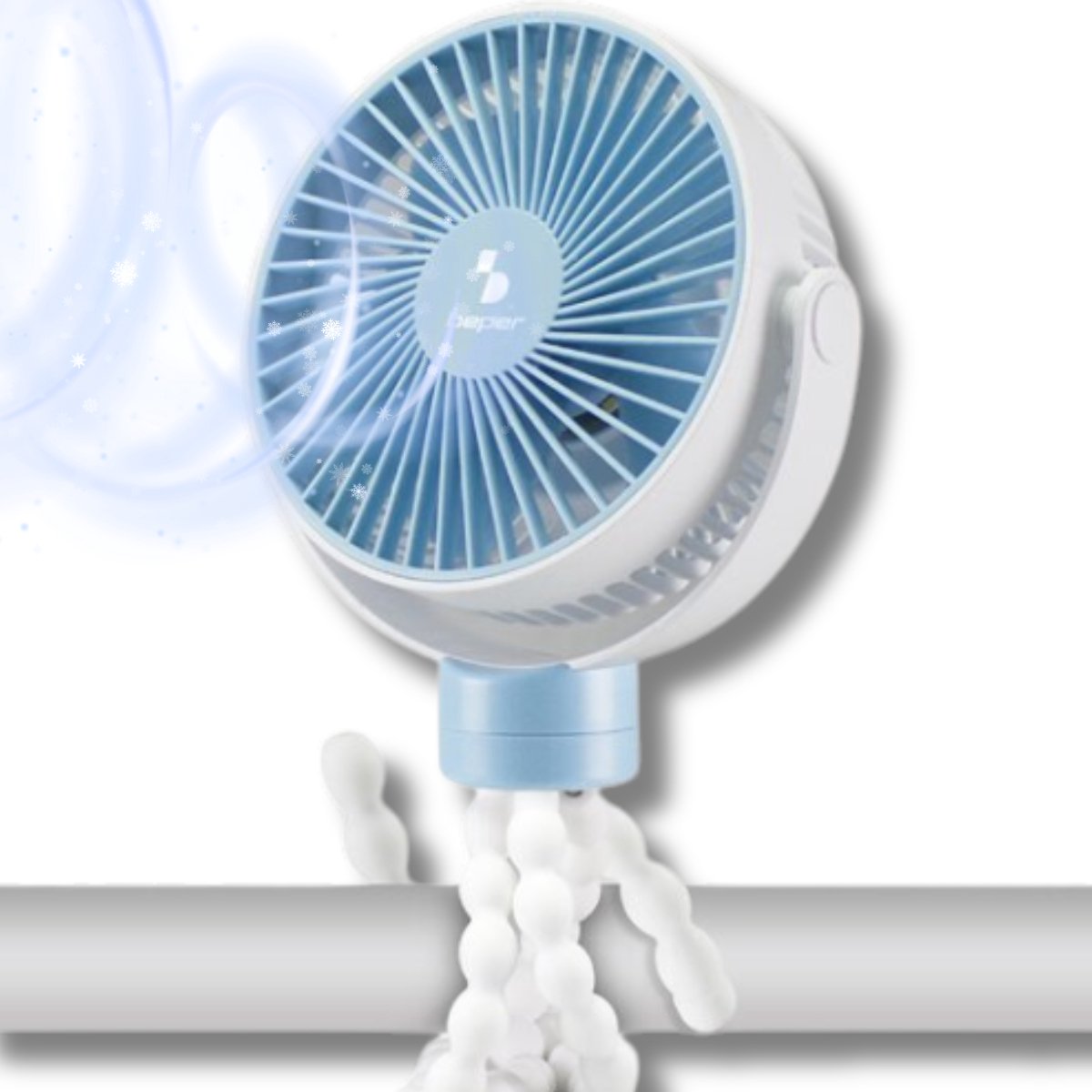 Beper Draagbare Ventilator - Statiefventilator - Handventilator - Tafelventilator - Wit