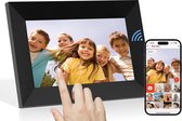 Digitale fotolijst wifi 7 inch touchscreen, elektronische fotolijst 16 GB geheugen, automatische rotatie, voor ouders, echtparen, vrienden, familie