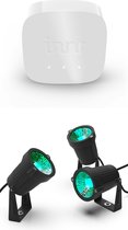 Innr Starterset Smart Outdoor Spot Light Color, Complete Set, Spraakbesturing, Dimbaar, RGBW, 3-Pack, incl. Bridge