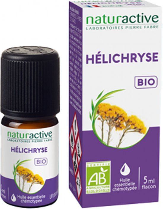 Naturactive BIO Helichrysum italiana Chemotype etherische olie 5 Etherische