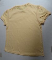 T shirt - Meisje - Geel - effen - 3 jaar 98