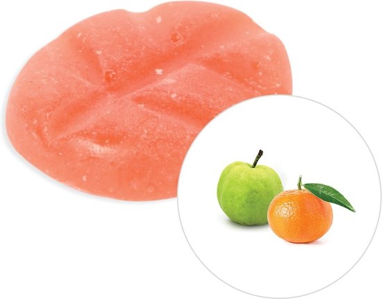 Scentchips® Guava Tangerine - Geurblokjes - Huisparfum - Geurchips - Waxmelts - Geschikt voor Geurbrander en Waxbrander - S - 8 Stuks