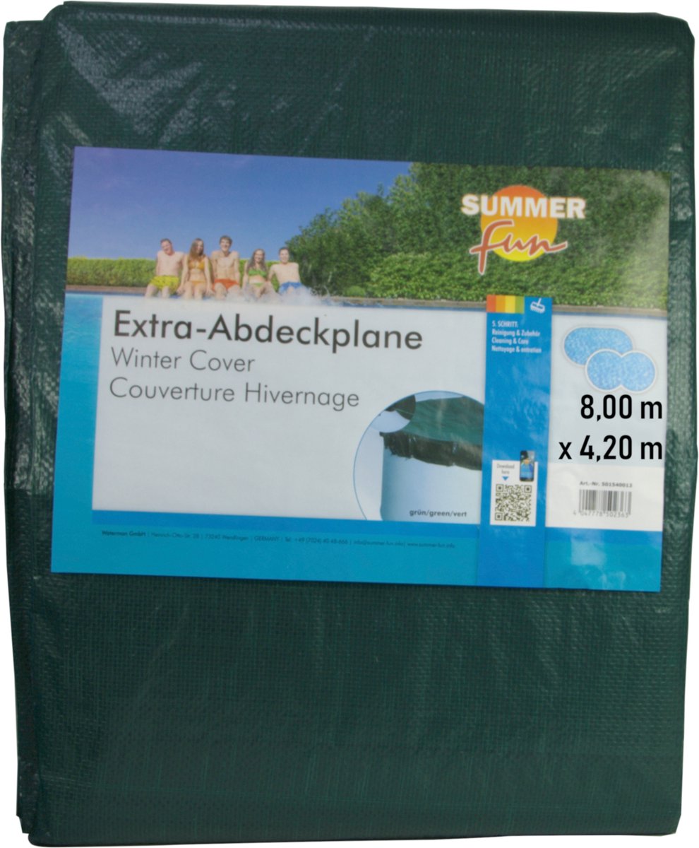 Summer - Fun - Winterzwembadhoes - ovaal - 800 - cm - PVC - groen