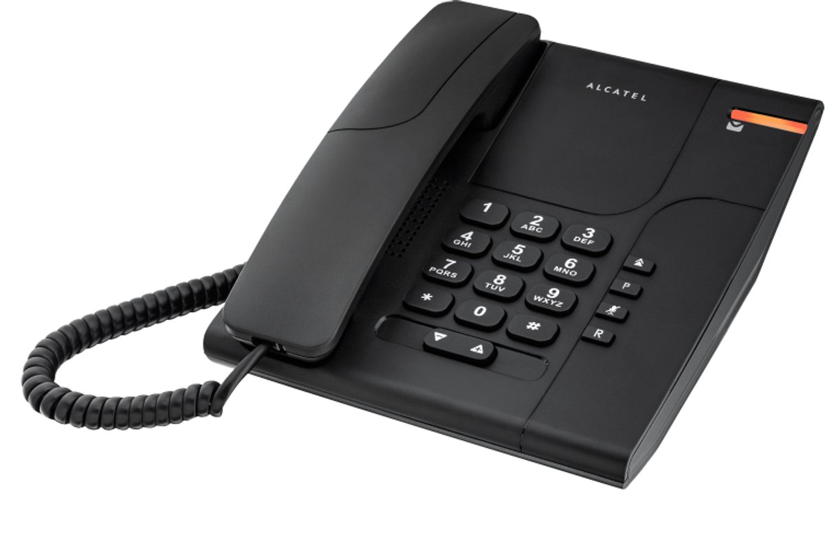 Alcatel T180 - Vaste telefoon - Temporis - Analoog - Zwart