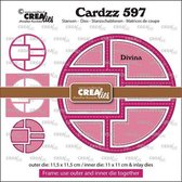 Crealies Cardzz Frame & Inlays Divina CLCZ597 11,5x11,5cm (04-24)