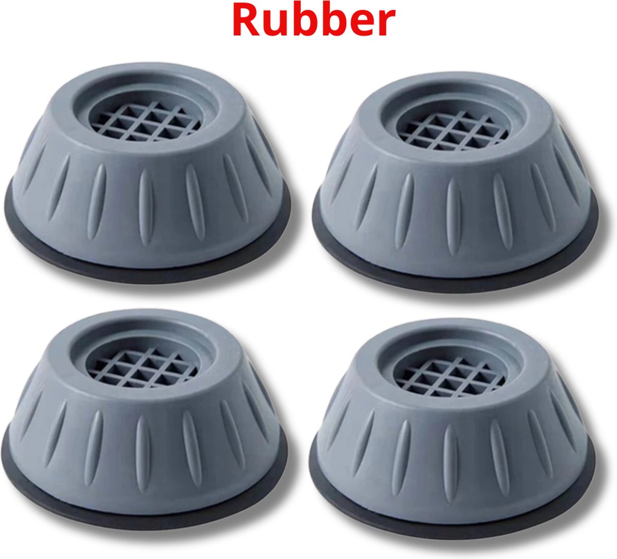 Goedkoopste Actania Meubel Verhoger - Bedverhogers - Bedklossen - Matrasverhoger - Bed Blocks - Bed Poten - Rubber - 4 Stuks 10cm