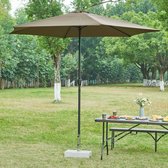 Pied de parasol Bomba porte-parasol granit rectangle 45x22,5x9,5 cm casa.pro