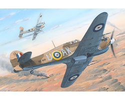 HobbyBoss Modelbouwpakket Militaire voertuigen - 81779 Hawker Hurricane Mk.IIc/Trop Plastic - 1:48 - Modelbouw