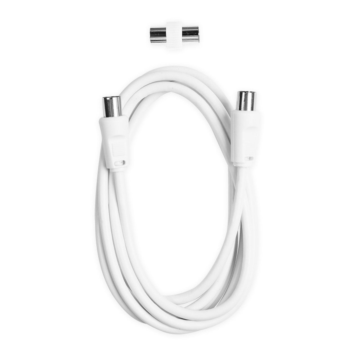 Ekon ECAN18MFW coax-kabel 1,8 m 9.5 mm Wit