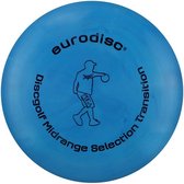 Frisbee | Sport Discs | Eurodisc Discgolf midrange high quality Marble blue | Discgolf | Blauw |