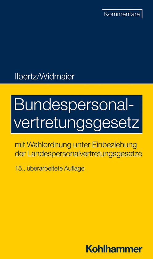 Bundespersonalvertretungsgesetz - cover