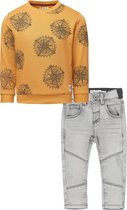 Dirkje - Noppies - Kledingset - Jongens - Grey jeans - Sweater Gaya Amber Gold - Maat 104