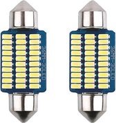 LED Festoon Auto Lamp 10W 600lm 12V - Kenteken/Interieur Lamp - C5W 36mm - Wit Licht - Per 2 stuks