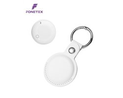 Wireless GPS Tracker met sleutelhanger - sleutelzoeker - kofferzoeker - huisdier zoeker - keyfinder - suitcase tracker - animal tracker - smart airtag - Wit