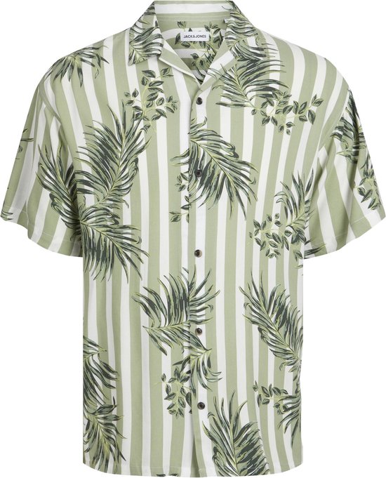 JACK&JONES JJJEFF RESORT AOP SHIRT SS Heren Overhemd - Maat XL