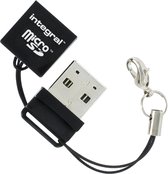 Lecteur de carte mémoire INCRMSDMINIUSB intégré Noir USB 2.0