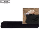 The One Towelling Classic Strandlaken - Strand handdoek - Hoge vochtopname - 100% Gekamd katoen - 100 x 180 cm - Zwart